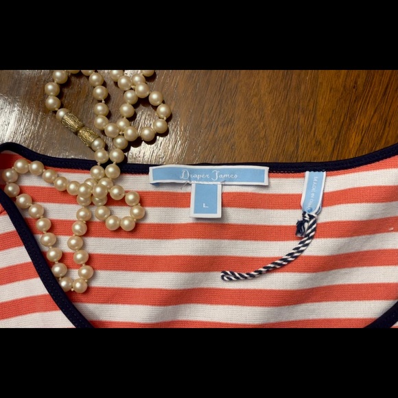 Draper James Stripe A Line Ponte Dress - Picture 7 of 7